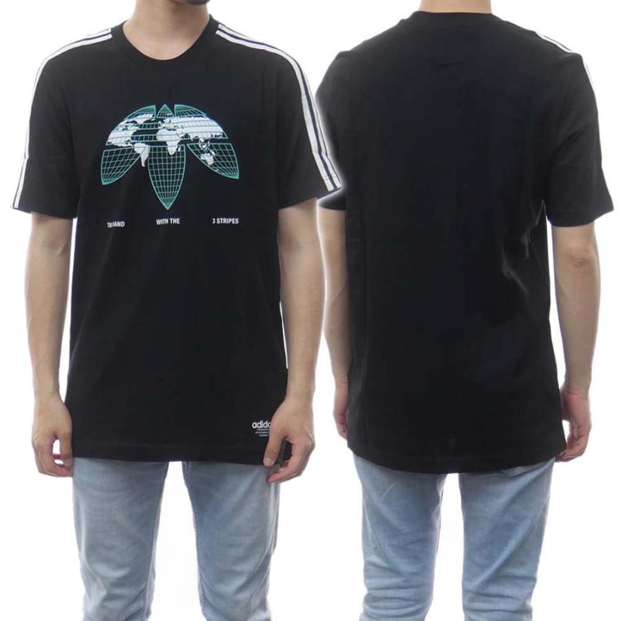 ADIDAS ORIGINALS アディダスオリジナルス メンズクルーネックTシャツ UNITED-TEE / HF4906 ブラック｜tre-style