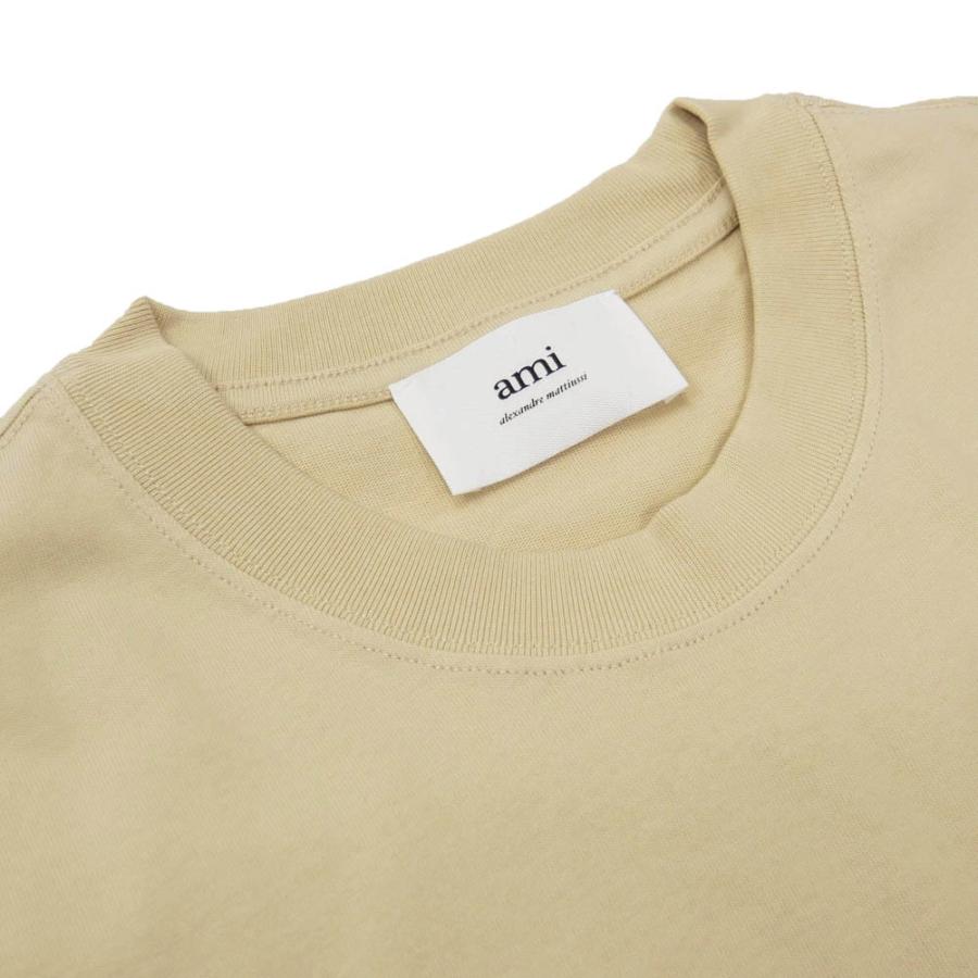 AMI PARIS アミパリス メンズクルーネックTシャツ UTS004.726 ベージュ