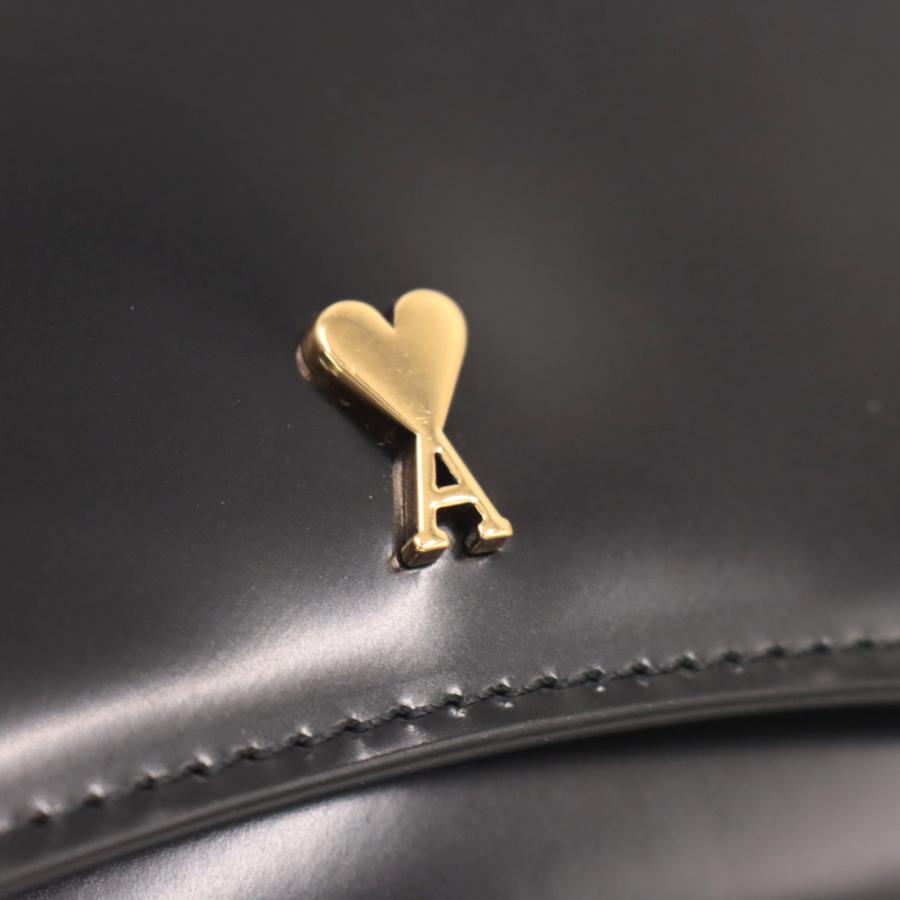AMI PARIS アミパリス メンズ レディース 二つ折り財布（小銭入れ付き） USL708.AL0139 ブラック 2026春夏新作の画像