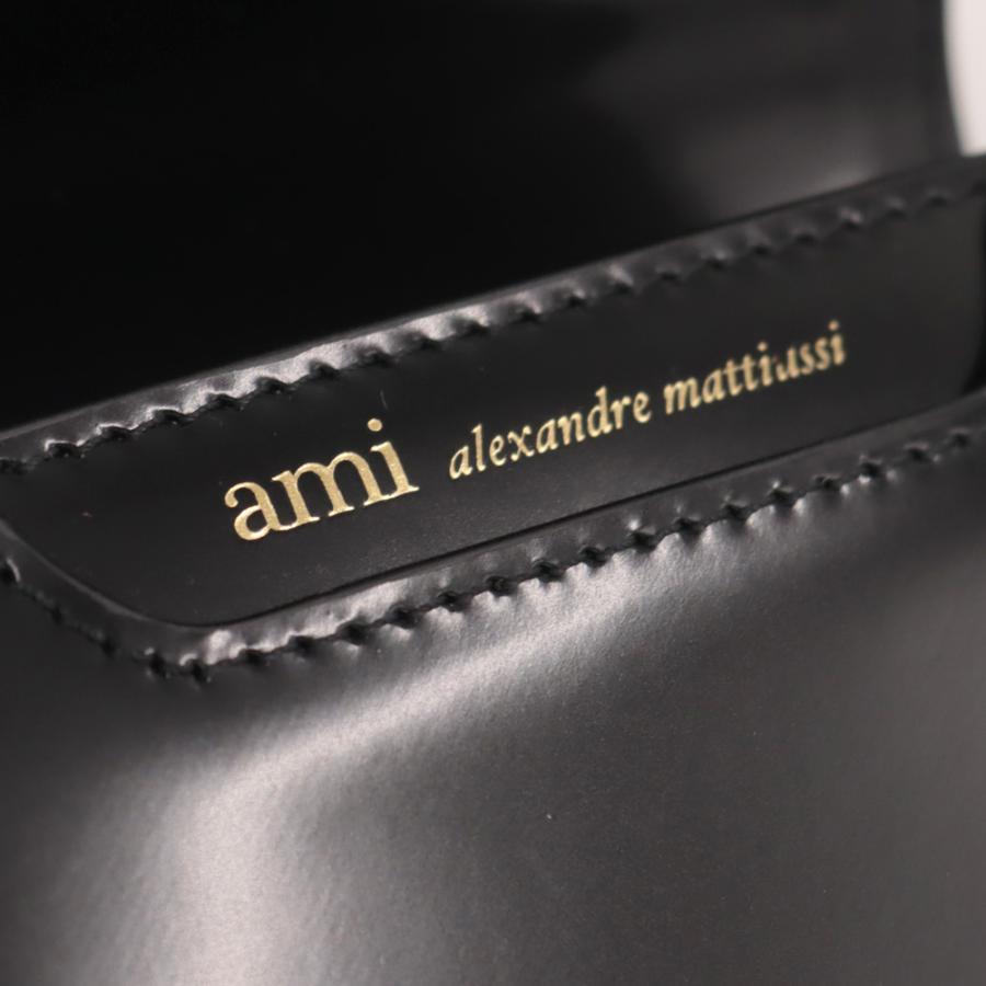 AMI PARIS アミパリス メンズ レディース 二つ折り財布（小銭入れ付き） USL708.AL0139 ブラック 2026春夏新作の画像