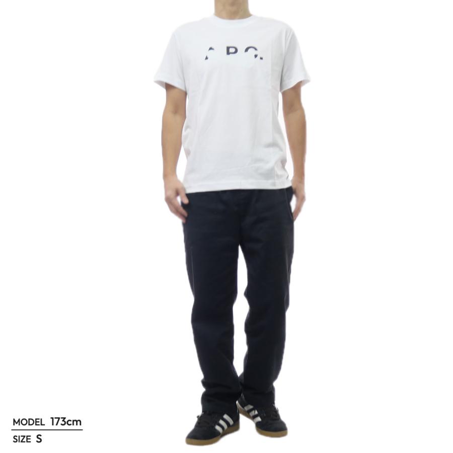 A.P.C. アーペーセー メンズクルーネックTシャツ COHBM-M26458 ホワイト 2026春夏新作の画像