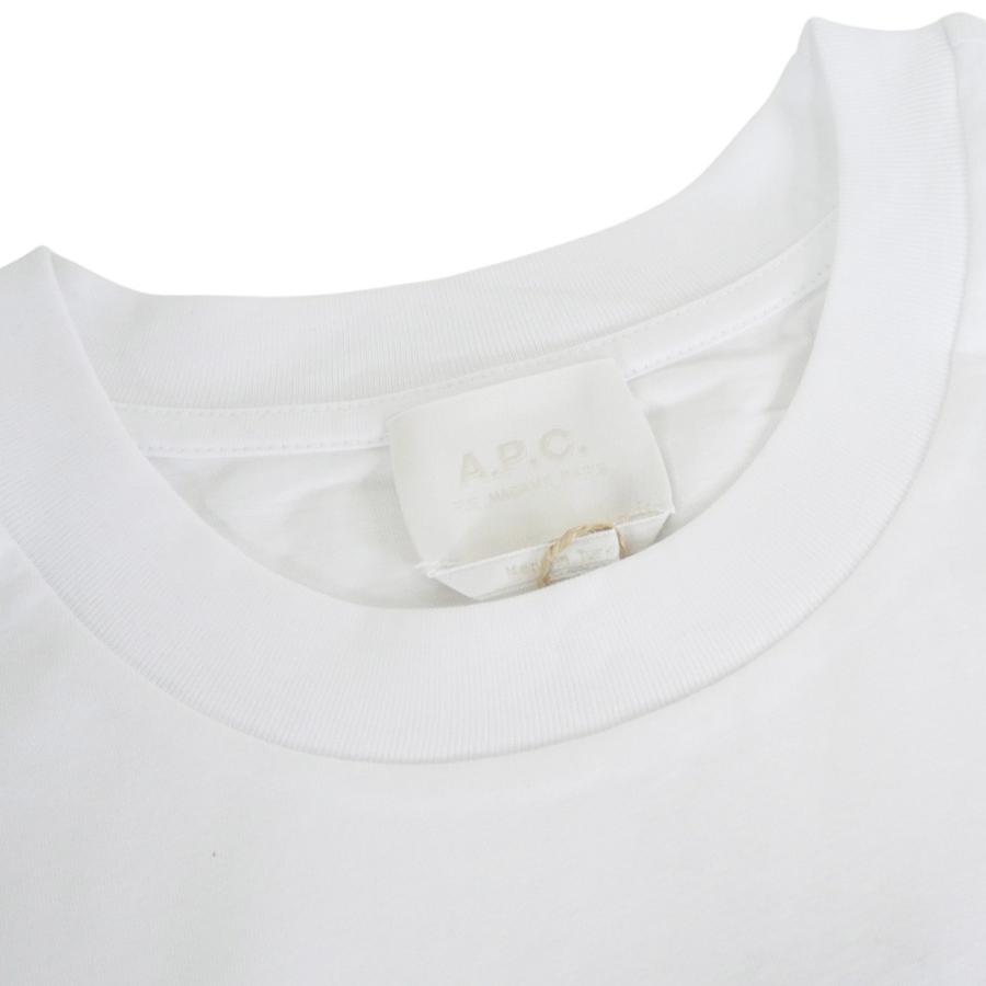 A.P.C. アーペーセー メンズクルーネックTシャツ COHBM-M26458 ホワイト 2026春夏新作の画像