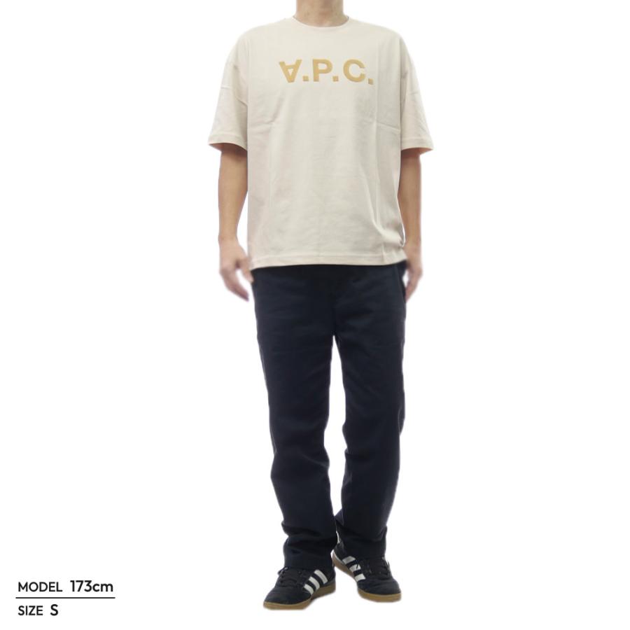 A.P.C. アーペーセー メンズクルーネックTシャツ COHLR-M26385 ベージュ 2026春夏新作の画像