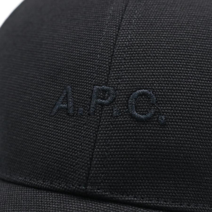 A.P.C. アーペーセー メンズ レディースキャップ COGYX-M24069 ブラック 2026春夏新作の画像