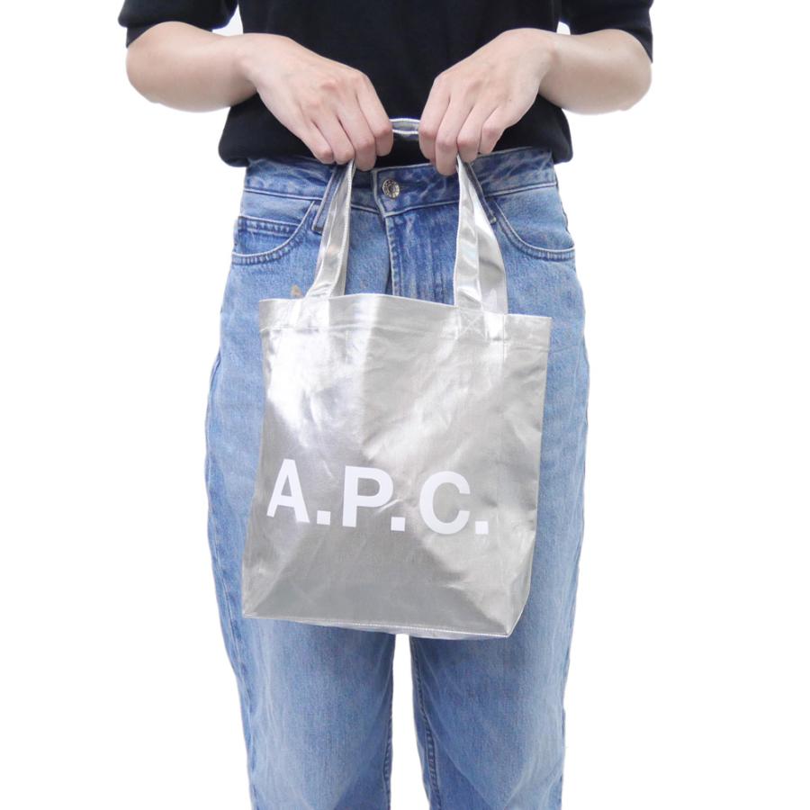 A.P.C. アーペーセー レディース トートバッグ COHTM-M67048 シルバー 2026春夏新作の画像