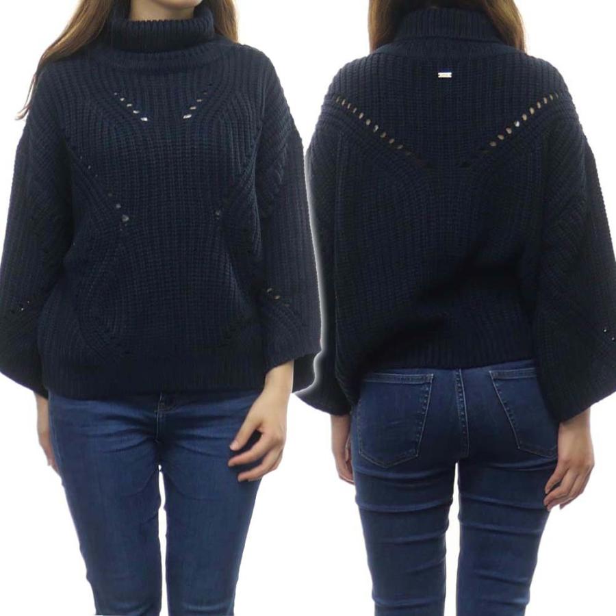 Armani Exchange アルマーニエクスチェンジ レディースニット セーター 6hymir Ymd8z ネイビー Axfw616 Tre Style 通販 Yahoo ショッピング