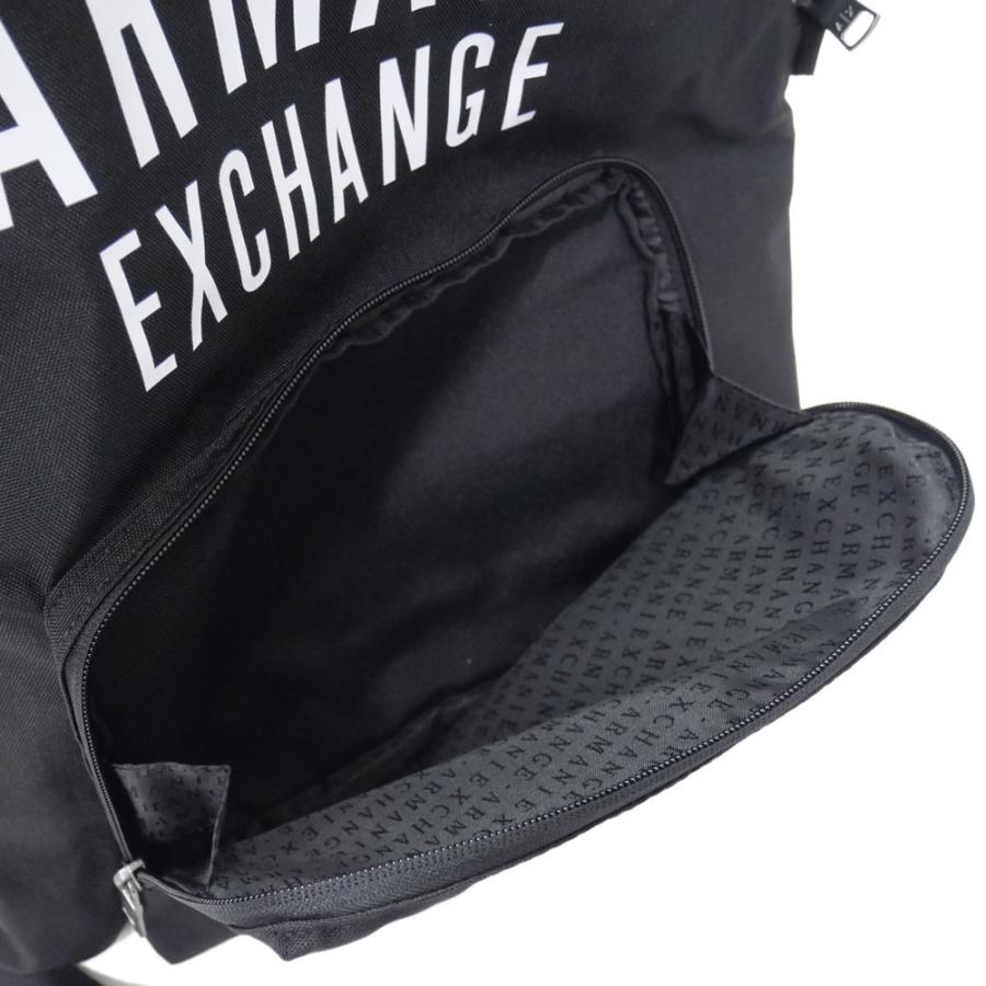 ARMANI EXCHANGE アルマーニエクスチェンジ メンズバックパック 952199 9A124 ブラック｜tre-style｜08