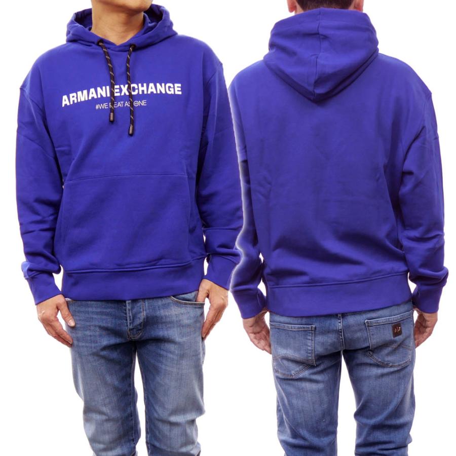 Armani Exchange ダークブルー パーカー S ARMANI EXCHANGE アルマーニ エクスチェンジ A/X メンズプルオーバー