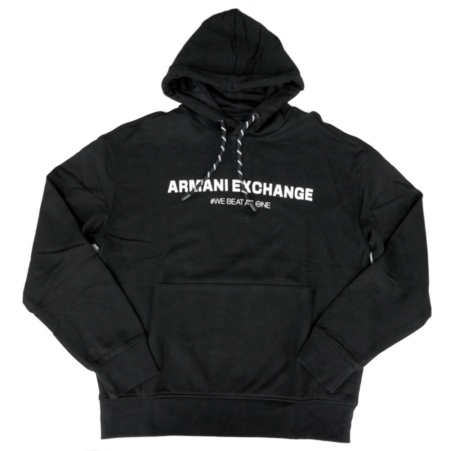 新品未使用　アルマーニ　パーカー　ブラック　ARMANI ARMANI EXCHANGE アルマーニ エクスチェンジ A/X メンズプル
