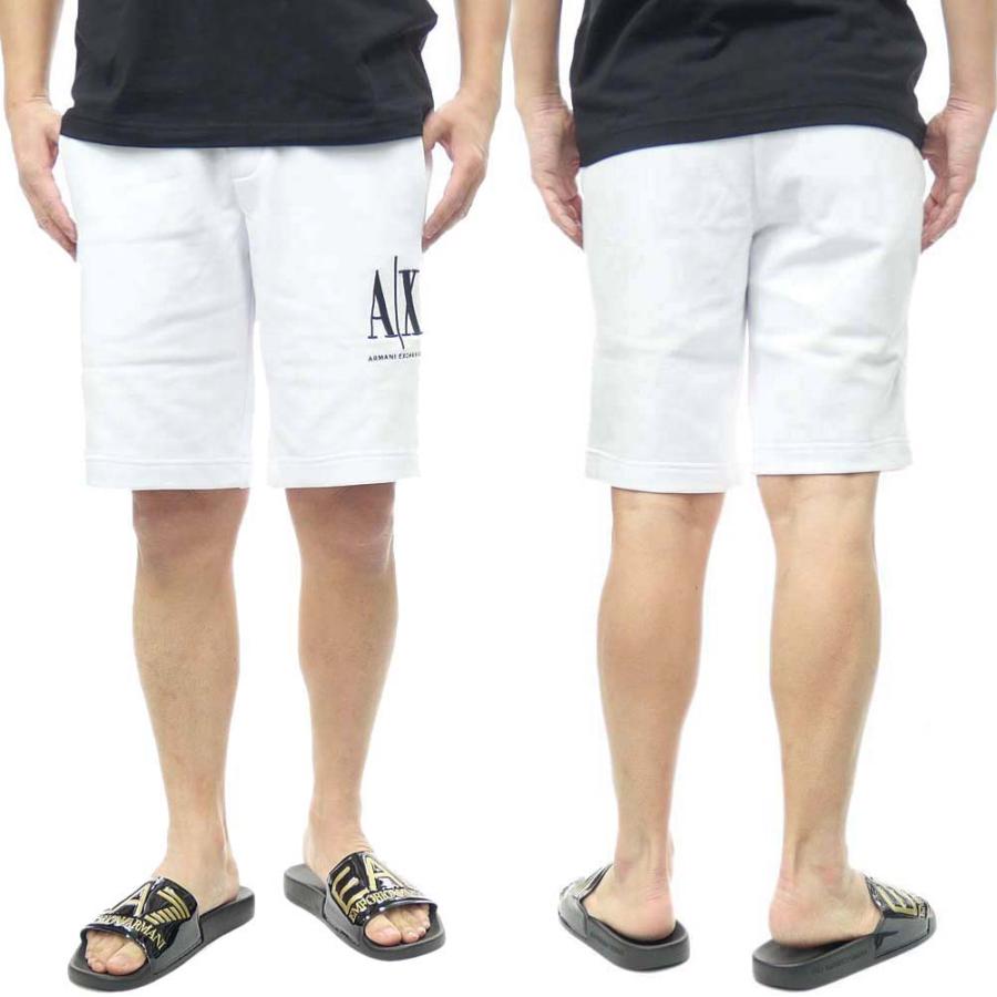 ARMANI EXCHANGE ホワイトハーフパンツ ARMANI EXCHANGE ホワイトショートパンツ