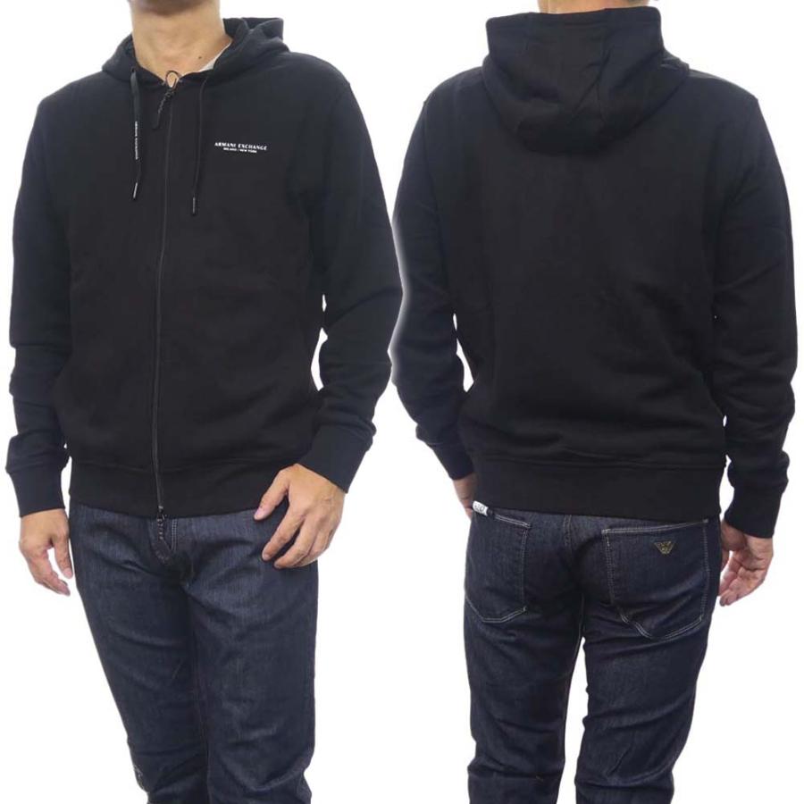 Armani Exchange ブラック ジップアップパーカー Amazon.co.jp: [アルマーニエクスチェンジ] ジップアップ