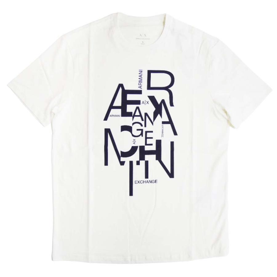 ARMANI EXCHANGE アルマーニエクスチェンジ メンズクルーネックTシャツ 3DZTAA ZJA5Z ホワイト /2024春夏新作｜tre-style｜02