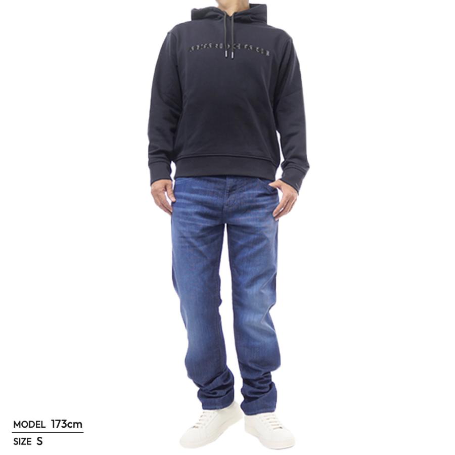 2025 秋冬新作！ ARMANI EXCHANGE A/X アルマーニエクスチェンジ パーカー メンズ プルオーバー コットン 綿100％ XM001380 AF10830 ネイビー ARMANI EXCHANGE アルマーニ エクスチェンジ A/X メンズプルオーバー