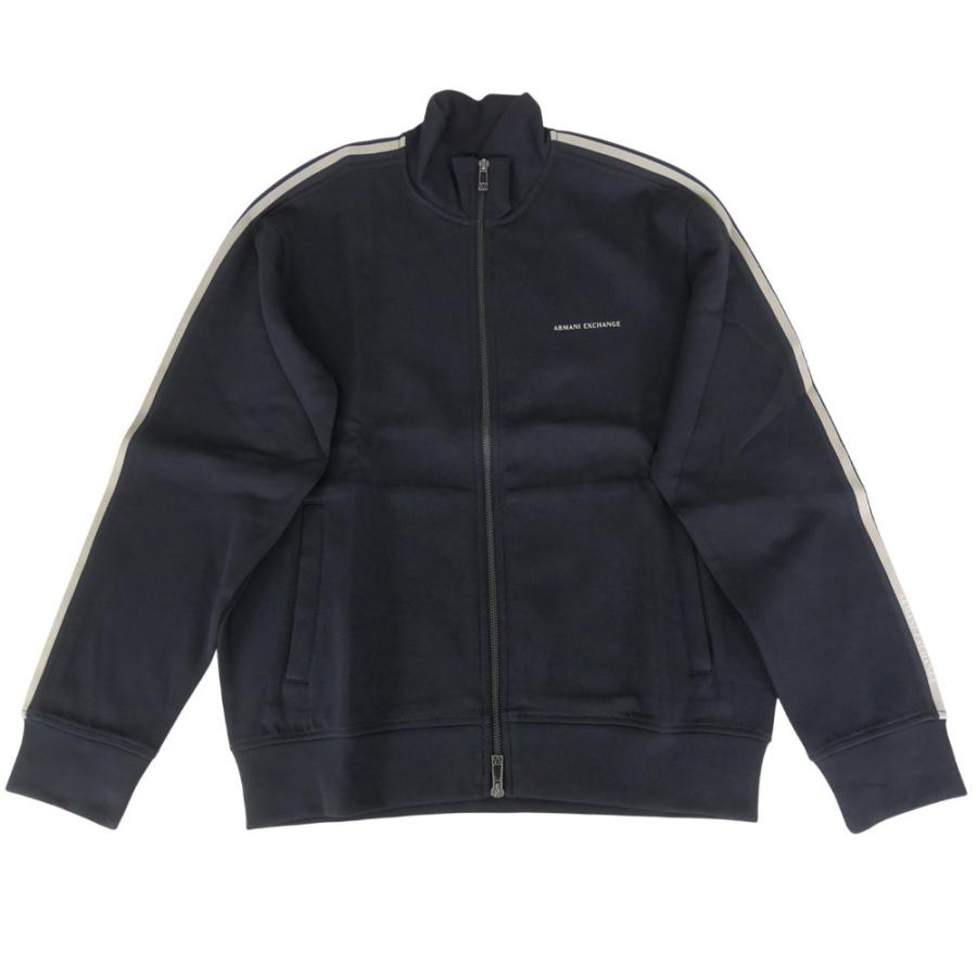 2025 秋冬新作！ ARMANI EXCHANGE A/X アルマーニエクスチェンジ スウェット メンズ ジップアップ XM001361 AF10818 ネイビー ARMANI EXCHANGE アルマーニ エクスチェンジ A/X メンズジップアップ