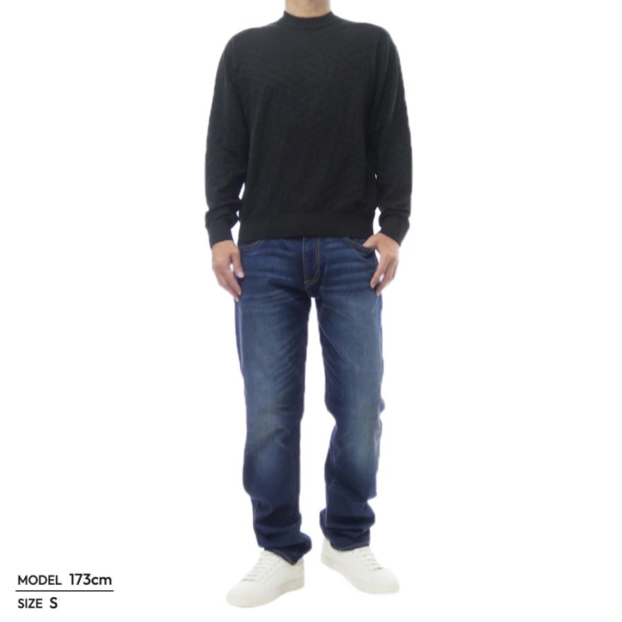 アルマーニエクスチェンジ ドライバーズニット ネイビー ARMANI EXCHANGE アルマーニ エクスチェンジ A/X メンズクルーネック