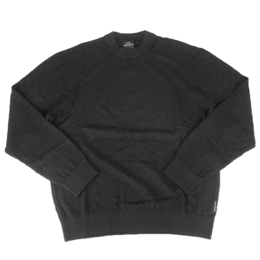 Armani Exchange ブラック ニット Mサイズ ARMANI EXCHANGE アルマーニ エクスチェンジ A/X メンズクルーネック