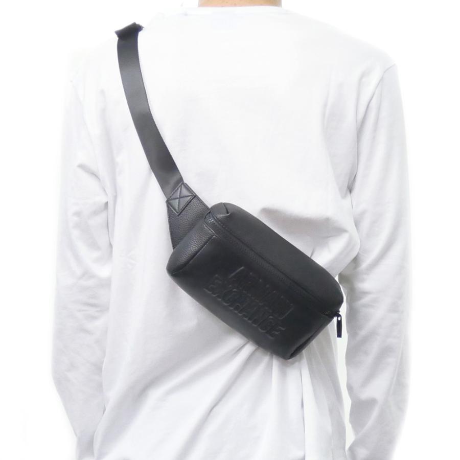 2025 秋冬新作！ ARMANI EXCHANGE A/X アルマーニエクスチェンジ バッグ メンズ ボディバッグ XM001624 AF17211 ブラック ARMANI EXCHANGE アルマーニ エクスチェンジ A/X メンズボディバッグ