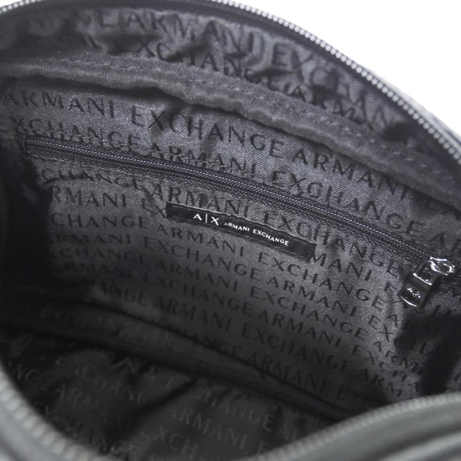 ARMANI EXCHANGE アルマーニ エクスチェンジ A/X メンズポーチバッグ/セカンドバッグ 958542 CC828 ブラック 定番人気商品_9
