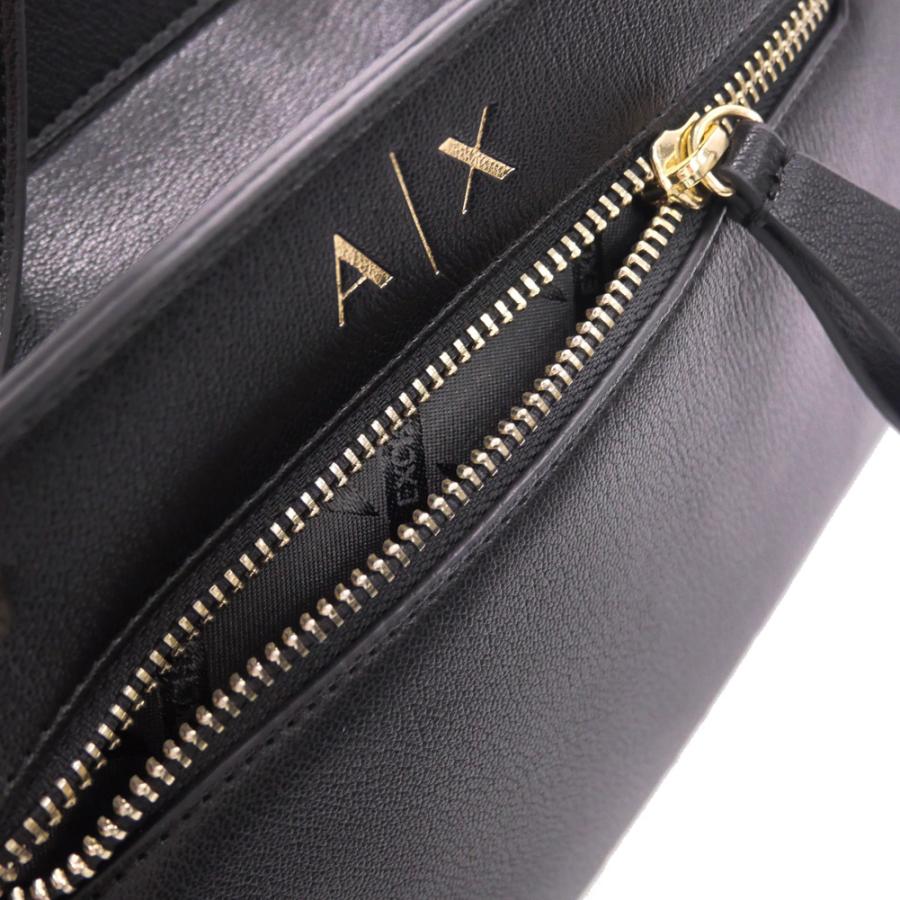 2025 秋冬新作！ ARMANI EXCHANGE A/X アルマーニエクスチェンジ バッグ レディース ハンドバッグ XW001554 AF17117 ブラック ARMANI EXCHANGE アルマーニ エクスチェンジ A/X レディース