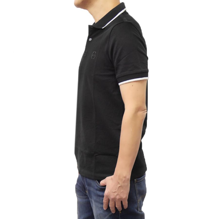 セールSS ARMANI EXCHANGE A/X アルマーニエクスチェンジ ポロシャツ 半袖 メンズ 鹿の子 コットン 綿100％ 8NZF75 Z8M5Z ブラック 定番人気商品 ARMANI EXCHANGE アルマーニ エクスチェンジ A/X メンズ鹿の子