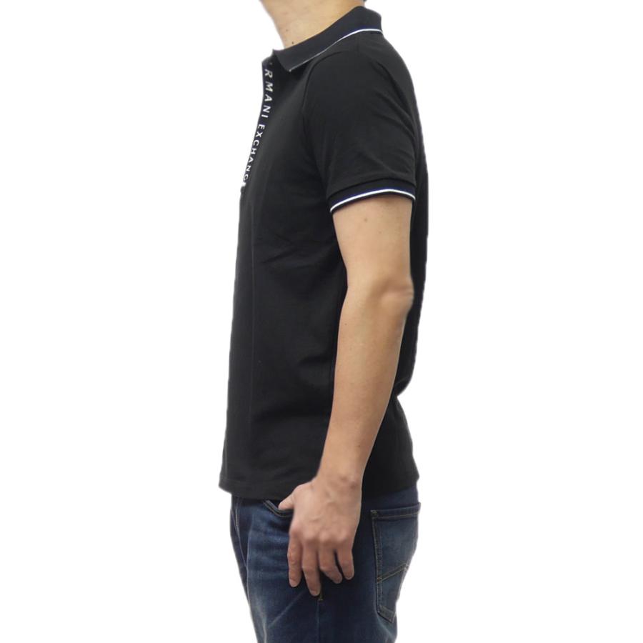 アルマーニエクスチェンジ A|X ARMANI EXCHANGE ポロシャツ メンズ ブランド 8NZF71 ZJH2Z ブラック ARMANI EXCHANGE アルマーニ エクスチェンジ A/X メンズポロシャツ