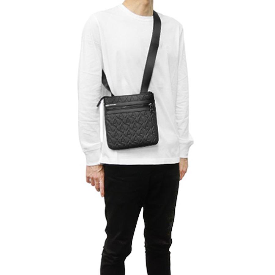ARMANI EXCHANGE ショルダーバッグ BLACK ARMANI EXCHANGE ショルダーバッグ 「A|X アルマーニ