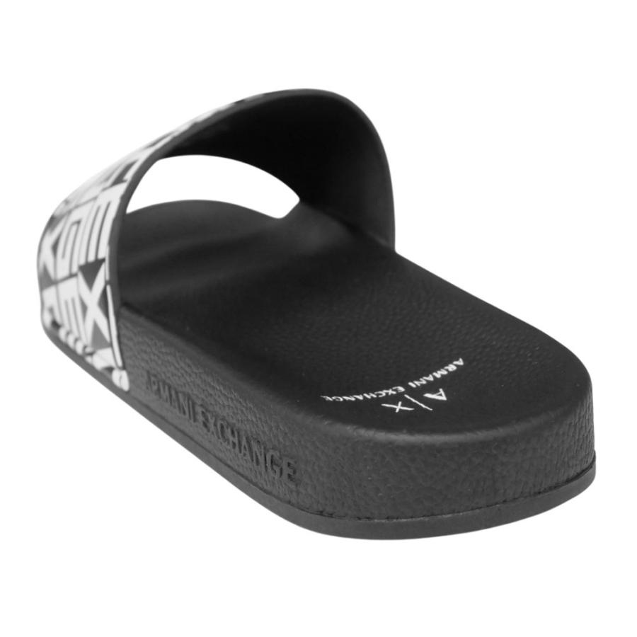 サンダル ARMANI EXCHANGE Men Sandals Black XUP004XV679 N814 Armani Exchange Men's Slide Sandals - Black | TheHut.com