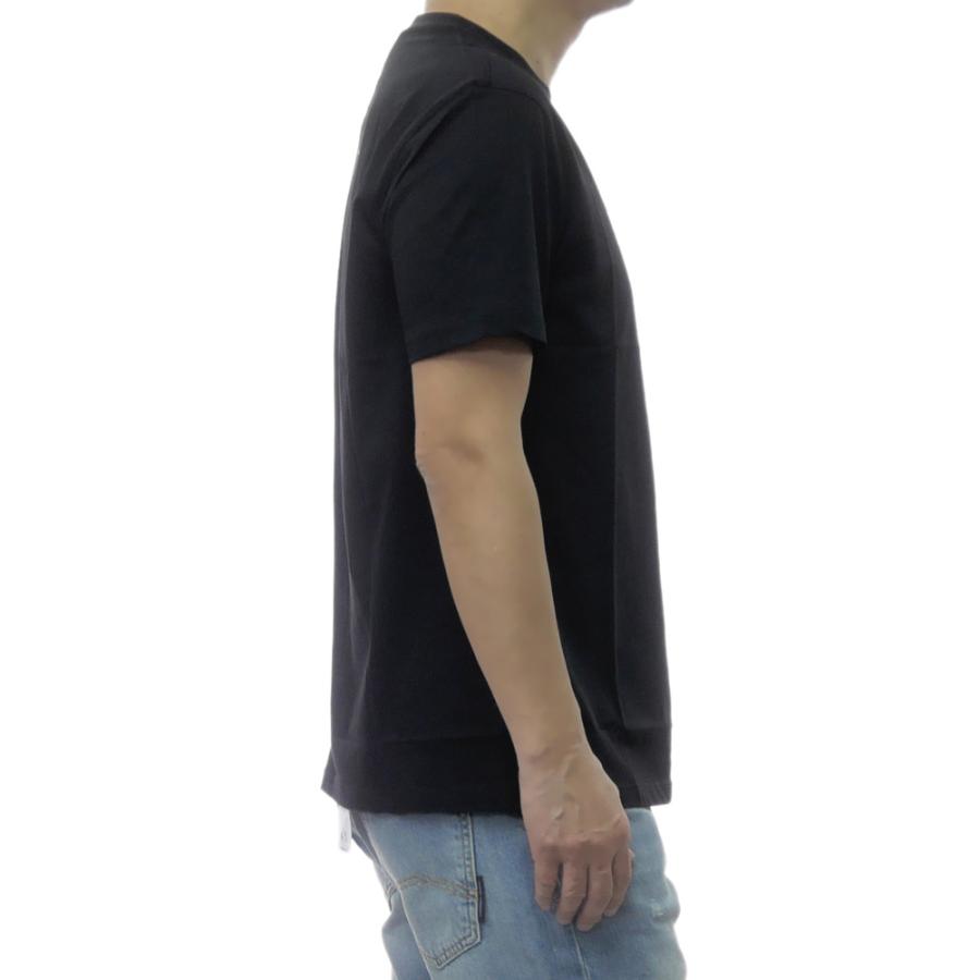 ARMANI EXCHANGE アルマーニエクスチェンジ A/X メンズクルーネックTシャツ XM002782 AF10356 ブラック 定番人気商品の画像