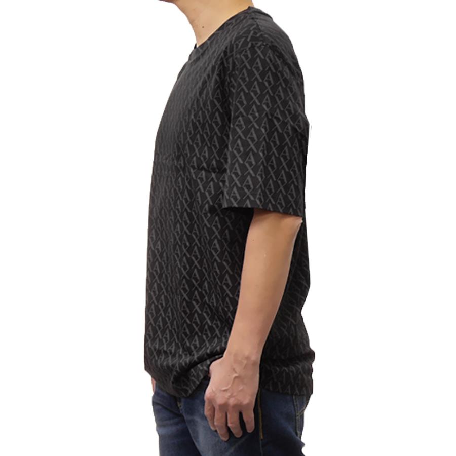 ARMANI EXCHANGE アルマーニ エクスチェンジ A/X メンズクルーネックTシャツ XM001228 AF10356 ブラック 定番人気商品の画像