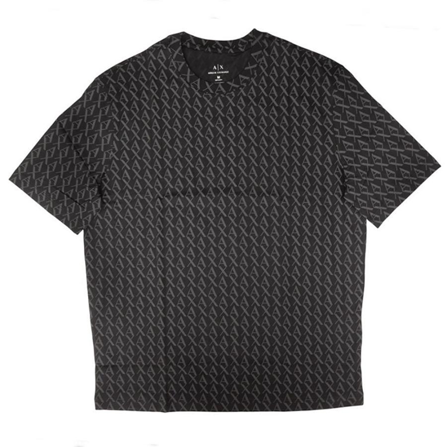 ARMANI EXCHANGE アルマーニ エクスチェンジ A/X メンズクルーネックTシャツ XM001228 AF10356 ブラック 定番人気商品の画像