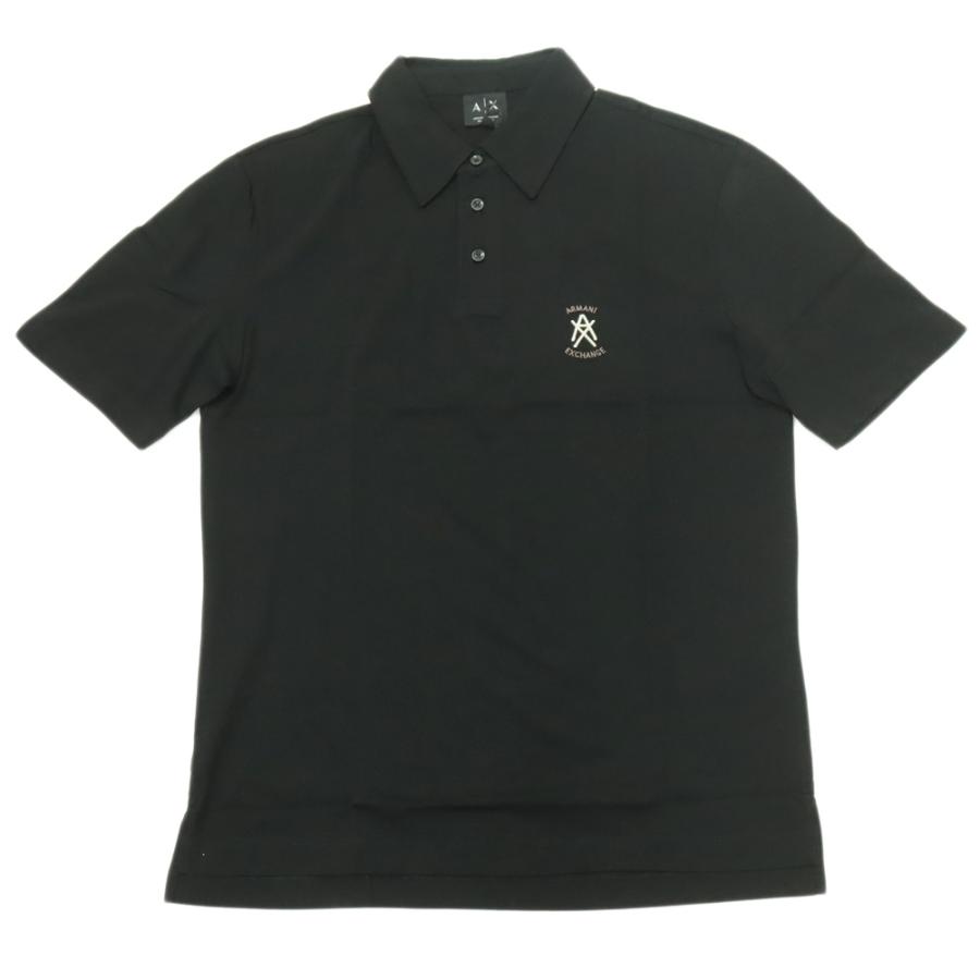 ARMANI EXCHANGE アルマーニ エクスチェンジ A/X メンズポロシャツ XM002209 AF10364 ブラック 2026春夏新作の画像