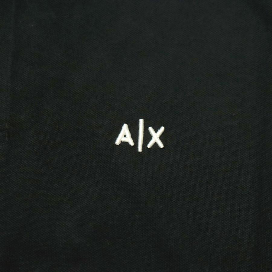 ARMANI EXCHANGE アルマーニ エクスチェンジ A/X メンズポロシャツ XM002356 AF13026 ブラック 2026春夏新作の画像