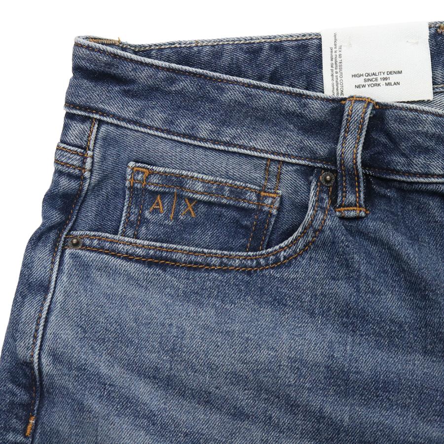 ARMANI EXCHANGE アルマーニ エクスチェンジ A/X メンズジーンズ XM000074 AF25868 ミディアムブルー 2026春夏新作の画像