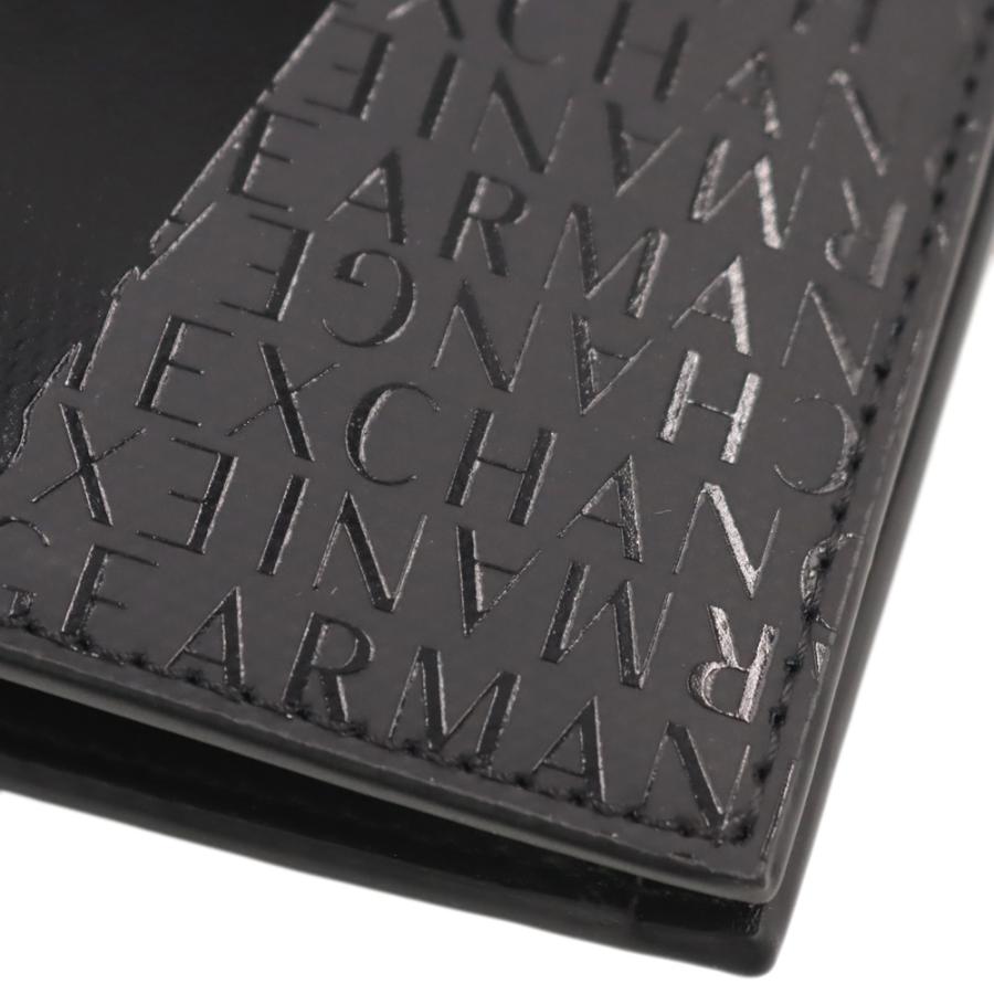 ARMANI EXCHANGE アルマーニ エクスチェンジ A/X メンズ二つ折り財布（小銭入れ付き） XM000167 AF11935 ブラック 2026春夏新作の画像