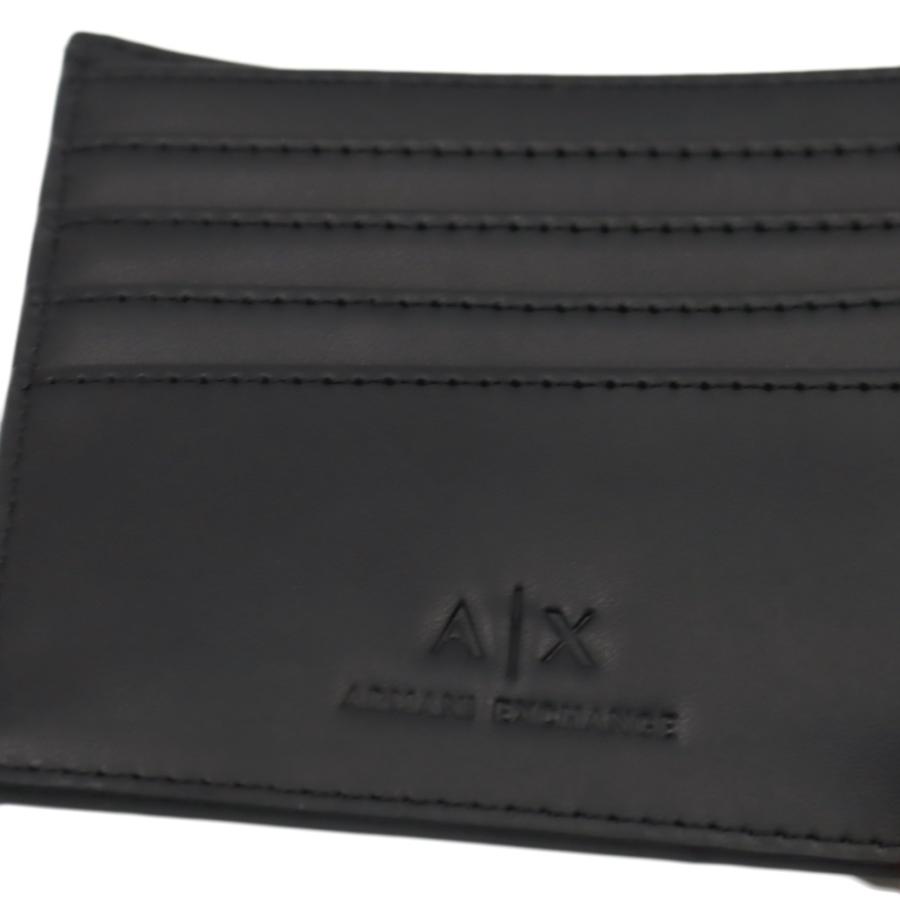 ARMANI EXCHANGE アルマーニ エクスチェンジ A/X メンズ二つ折り財布（小銭入れ付き） XM000167 AF11935 ブラック 2026春夏新作の画像