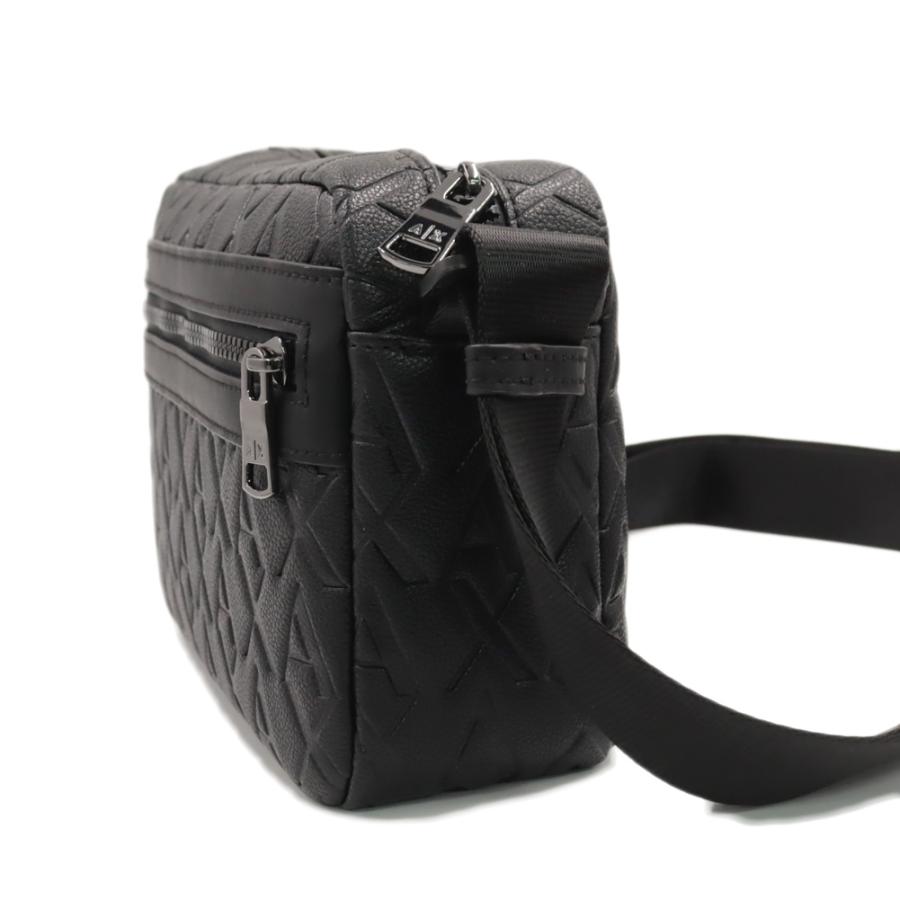 ARMANI EXCHANGE アルマーニ エクスチェンジ A/X メンズミニショルダーバッグ XM000240 AF12133 ブラック 定番人気商品の画像