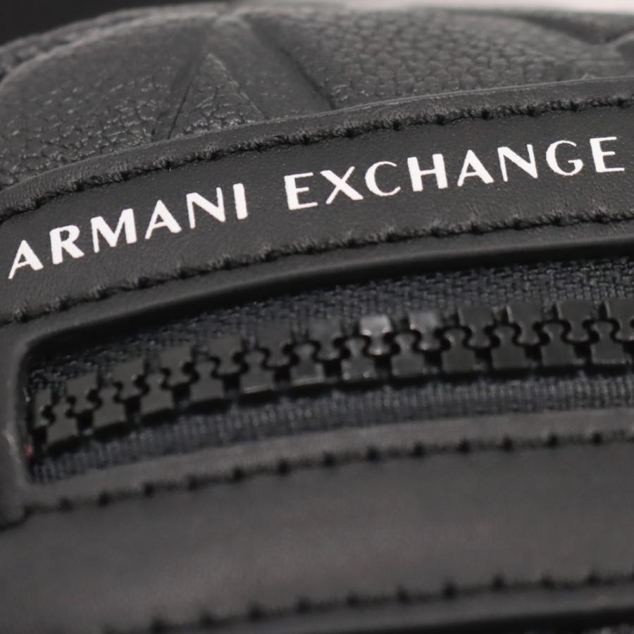 ARMANI EXCHANGE アルマーニ エクスチェンジ A/X メンズミニショルダーバッグ XM000240 AF12133 ブラック 定番人気商品の画像