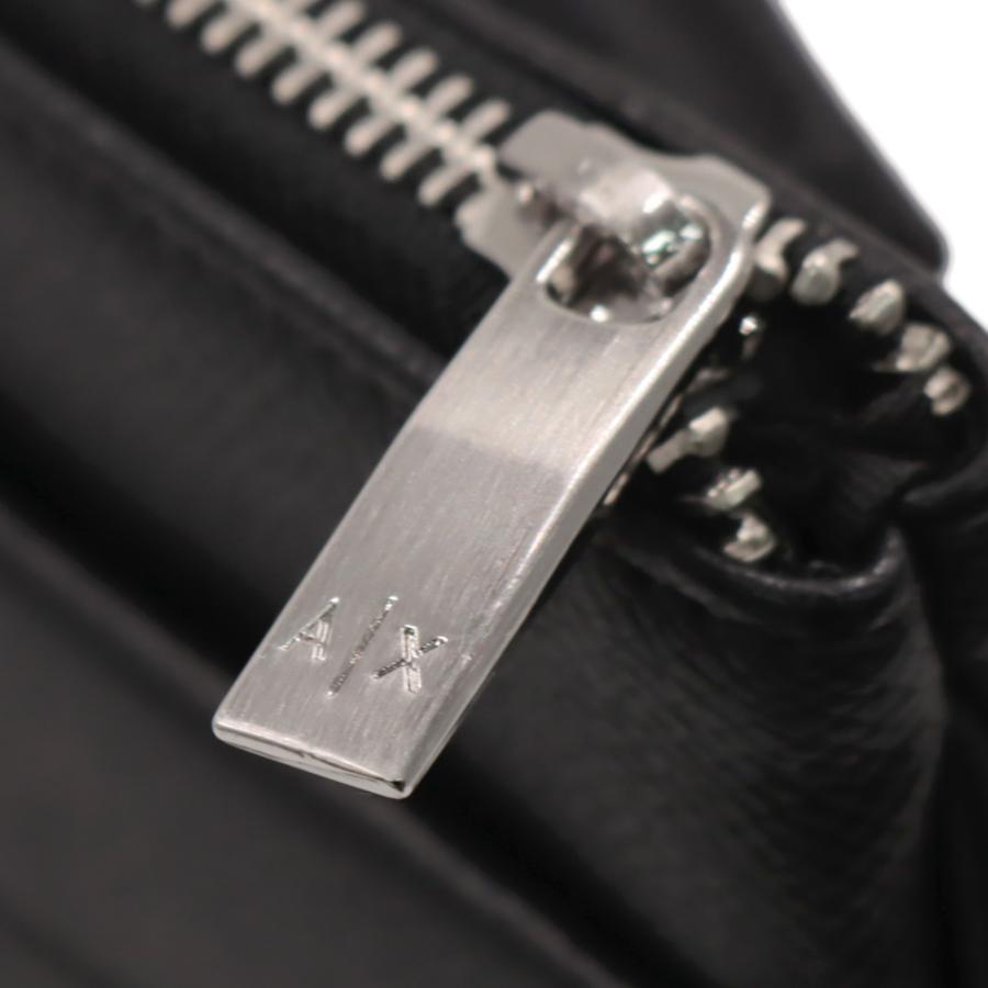【GW最終値下中】AX Armani Exchange ブラックショルダーバッグ ARMANI EXCHANGE アルマーニ エクスチェンジ A/X メンズボディバッグ