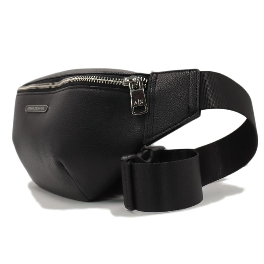 ARMANI EXCHANGE アルマーニ エクスチェンジ A/X メンズ ボディバッグ XM000848 AF12134 ブラック 2026春夏新作の画像