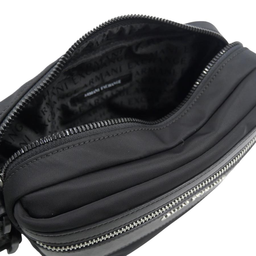 ARMANI EXCHANGE アルマーニ エクスチェンジ A/X メンズショルダーバッグ XM002535 AF22538 ブラック 2026春夏新作の画像