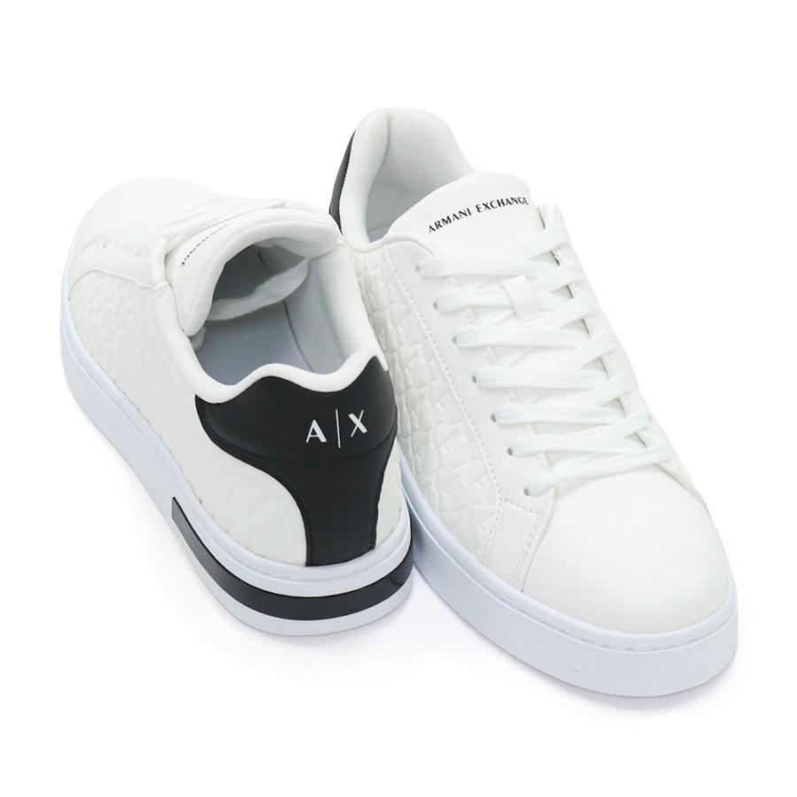 ARMANI EXCHANGE アルマーニ エクスチェンジ A/X メンズローカットスニーカー XM000140 AF11916 ホワイト 定番人気商品の画像