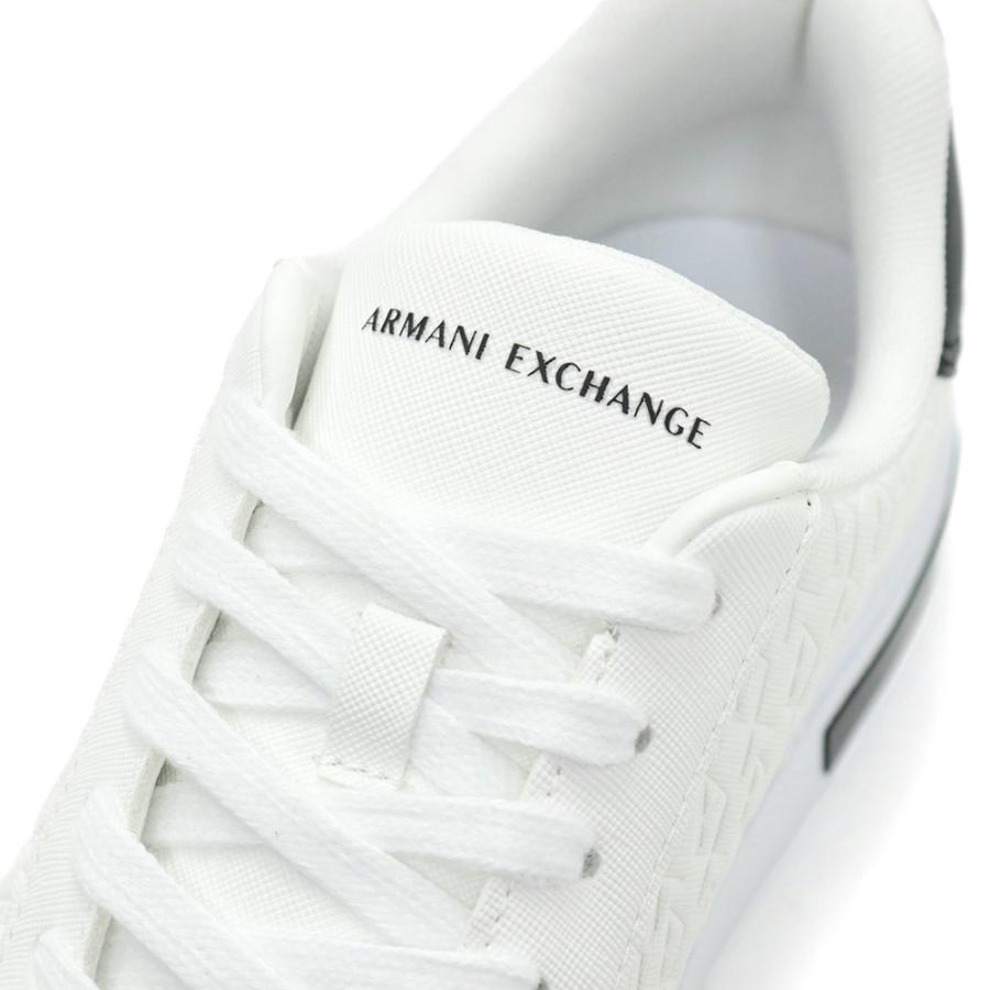 ARMANI EXCHANGE アルマーニ エクスチェンジ A/X メンズローカットスニーカー XM000140 AF11916 ホワイト 定番人気商品の画像
