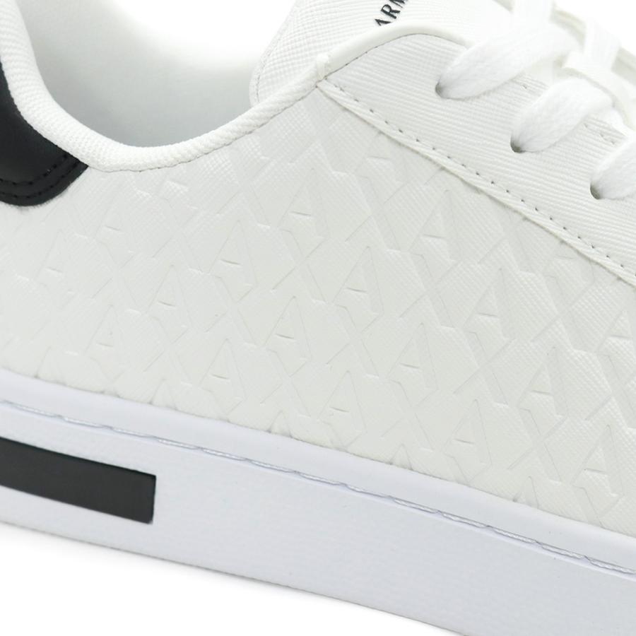 ARMANI EXCHANGE アルマーニ エクスチェンジ A/X メンズローカットスニーカー XM000140 AF11916 ホワイト 定番人気商品の画像