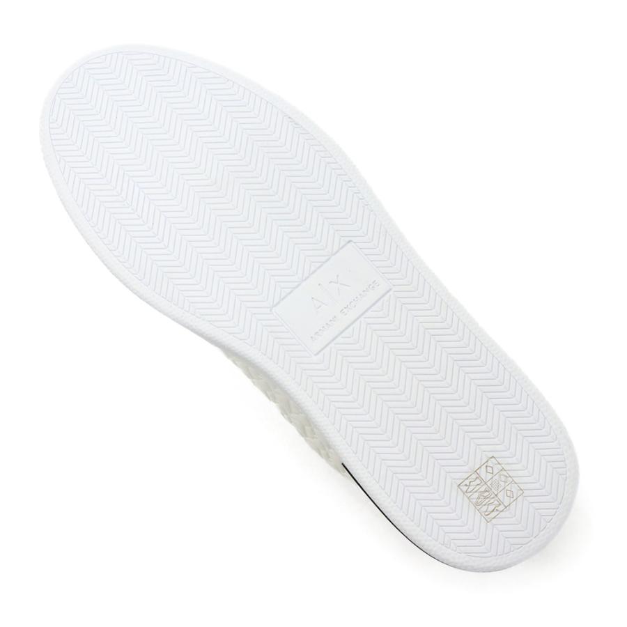 ARMANI EXCHANGE アルマーニ エクスチェンジ A/X メンズローカットスニーカー XM000140 AF11916 ホワイト 定番人気商品の画像