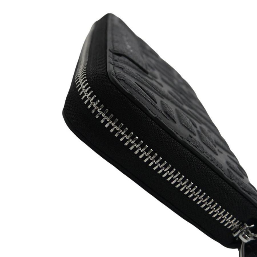 ARMANI EXCHANGE アルマーニ エクスチェンジ A/X レディースラウンドファスナー長財布（小銭入れ付き） XW001606 AF15774 ブラック 定番人気商品の画像