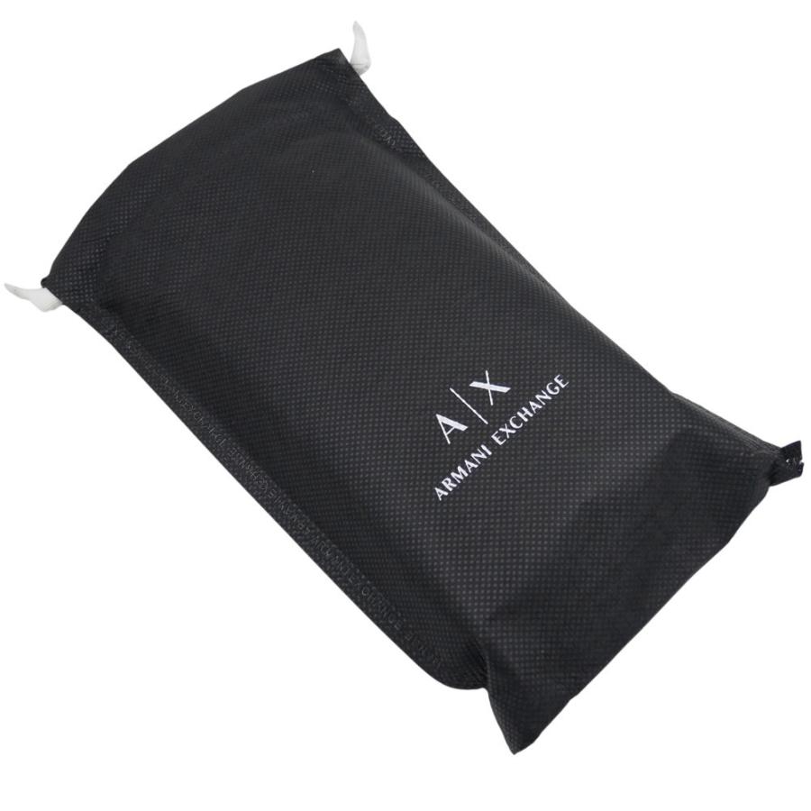 ARMANI EXCHANGE アルマーニ エクスチェンジ A/X レディースラウンドファスナー長財布（小銭入れ付き） XW000359 AF12040 ブラック 定番人気商品の画像