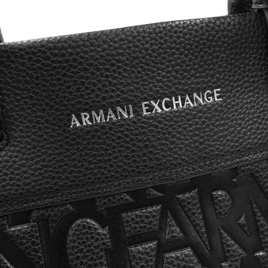 ARMANI EXCHANGE アルマーニ エクスチェンジ A/X レディーストートバッグ XW001481 AF15774 ブラック 定番人気商品の画像