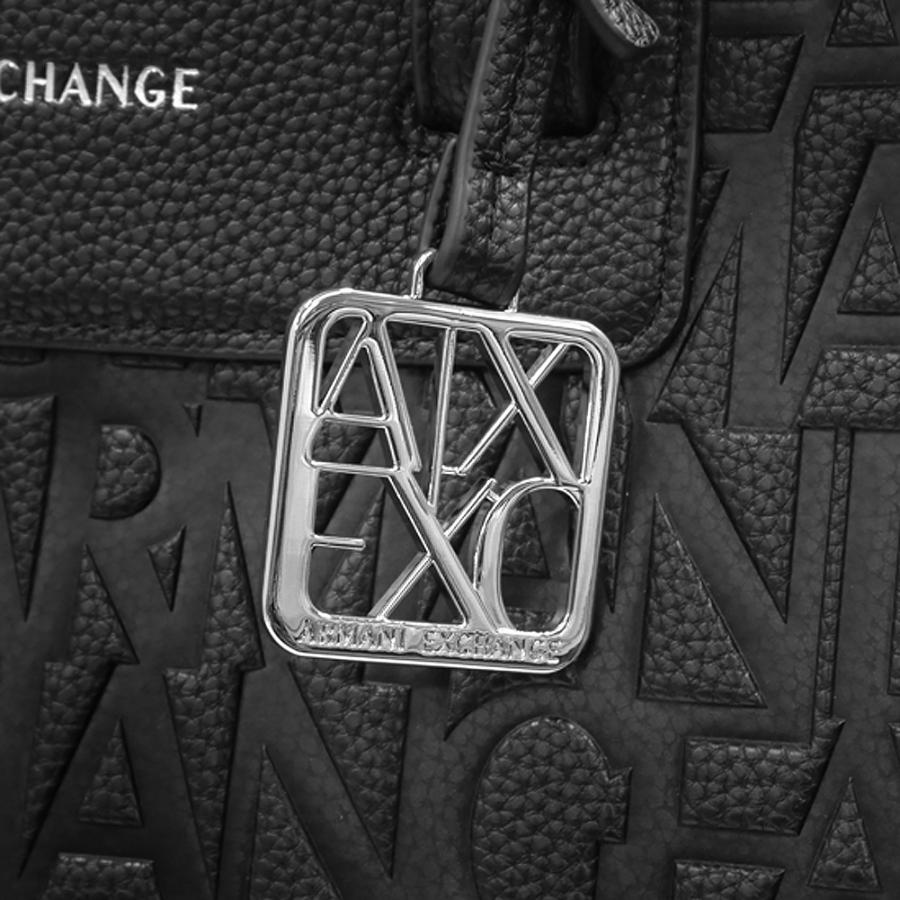 ARMANI EXCHANGE アルマーニ エクスチェンジ A/X レディーストートバッグ XW001481 AF15774 ブラック 定番人気商品の画像