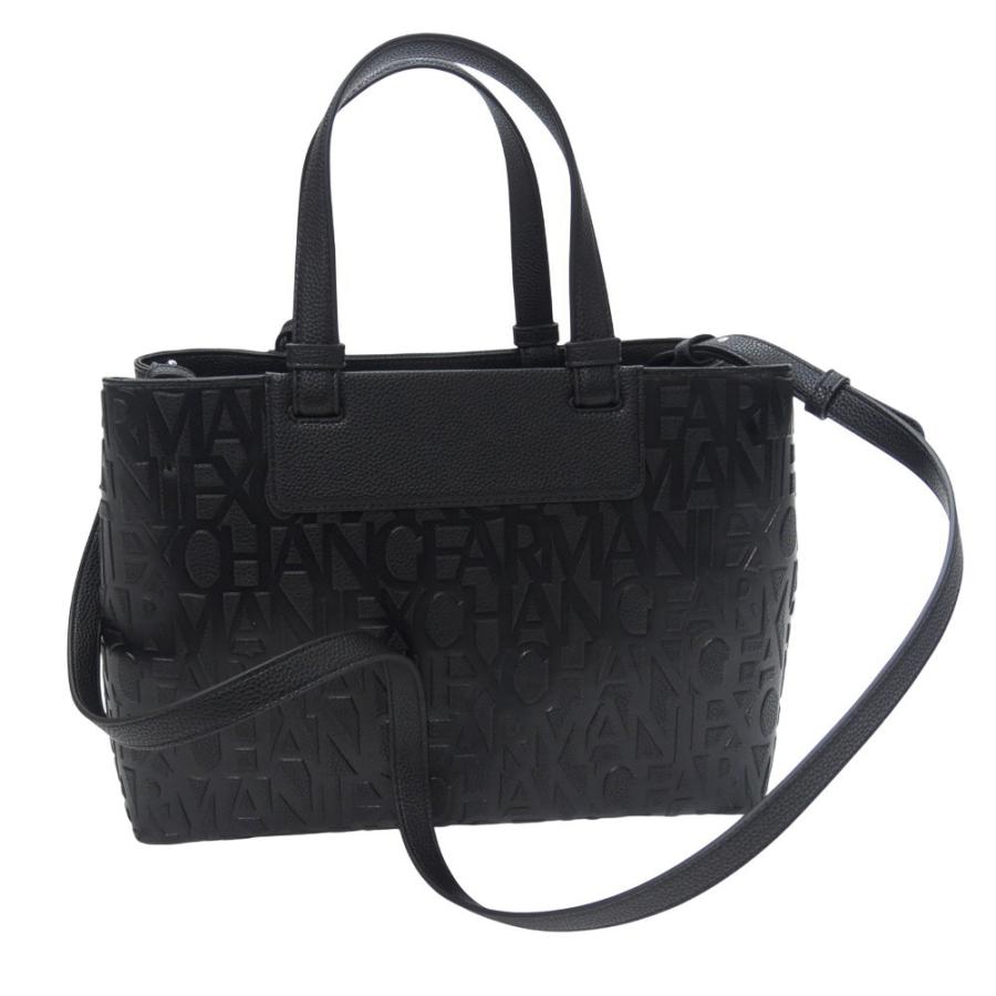 ARMANI EXCHANGE アルマーニ エクスチェンジ A/X レディースハンドバッグ XW001222 AF15774 ブラック 2026春夏新作の画像