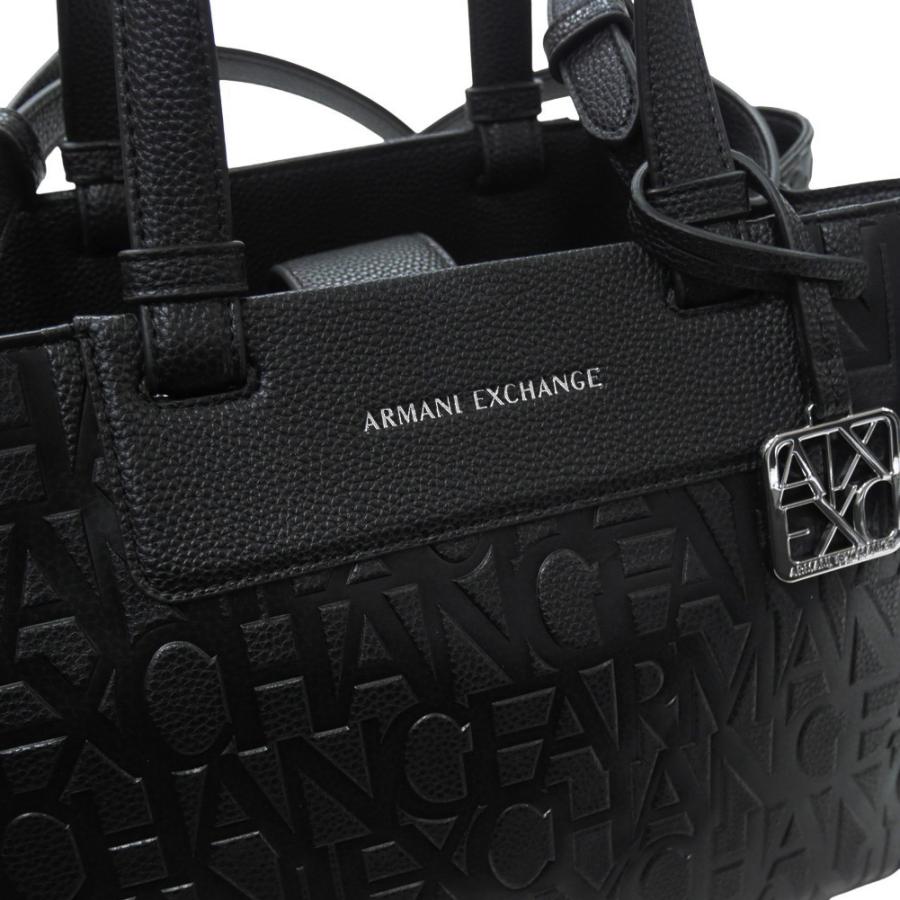 ARMANI EXCHANGE アルマーニ エクスチェンジ A/X レディースハンドバッグ XW001222 AF15774 ブラック 2026春夏新作の画像